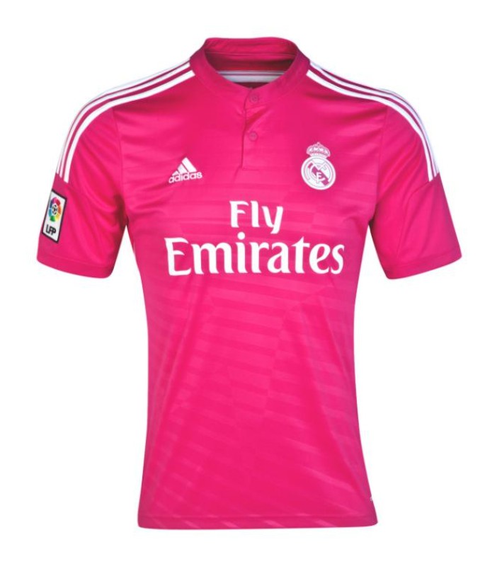 Retro 14-15 Real Madrid Away Pink Jersey